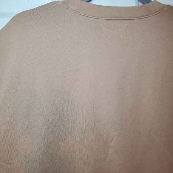 Madewell Sleeveless Sweatshirt Tan Sz S - Picture 5 of 8